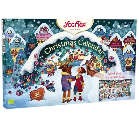 YOGI TEA KALENDARZ ADWENTOWY 2025 (HERBATKI I HERBATY) BIO (24 szt.) 45,7 g