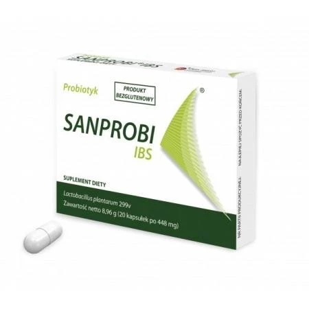 Sanprobi – SANPROBI IBS, suplement diety – 20 kapsułek