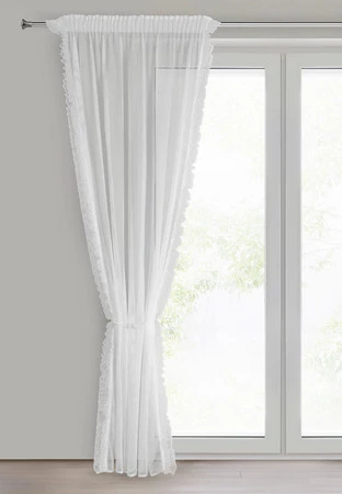 Firana gotowa Agness na Taśmie 140 x 270 cm, Biały