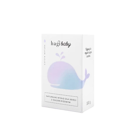 Hagi Baby − Naturalne mydło dla dzieci z olejem ryżowym − 100 g