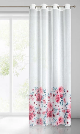 ZASŁONA GOTOWA CARLA 140 X 250 CM BIAŁY