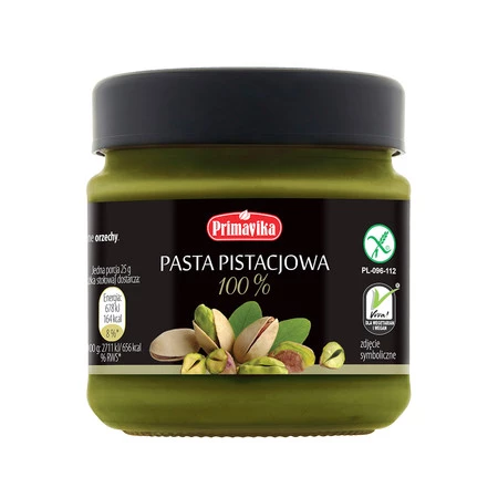 Primavika Pasta pistacjowa 100% 190 g