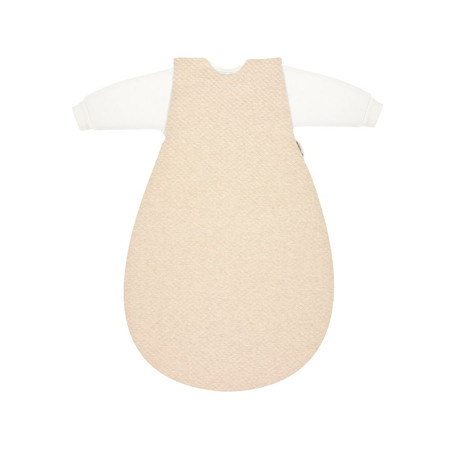 ALVI Baby-Mäxchen, Śpiworek - tkanina specjalna - 3-częsciowy Quilt nature 50/56