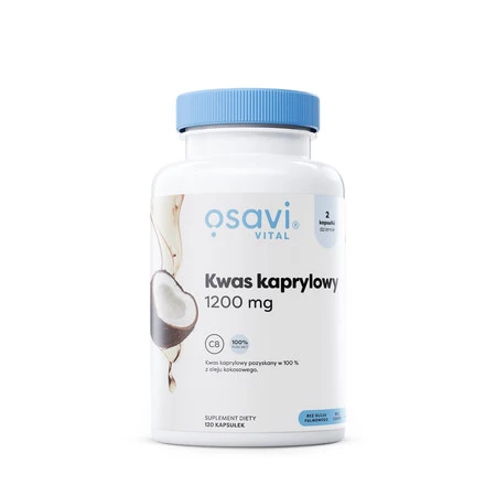 Osavi Kwas kaprylowy 600 mg - 120 kaps.