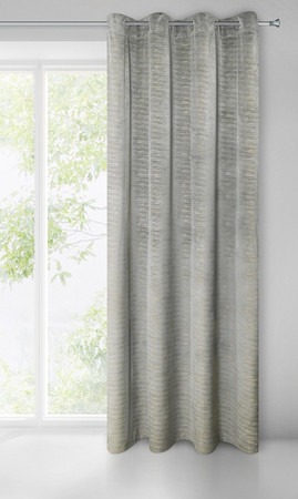 ZASŁONA GOTOWA ALUVIA 140 X 250 CM STALOWY