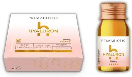 Primabiotic Hyaluron kwas hialuronowy do picia box 30 szt. x 30 ml