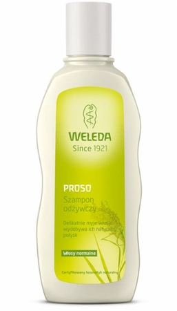 Weleda − Odżywczy szampon z prosem do włosów normalnych − 190 ml