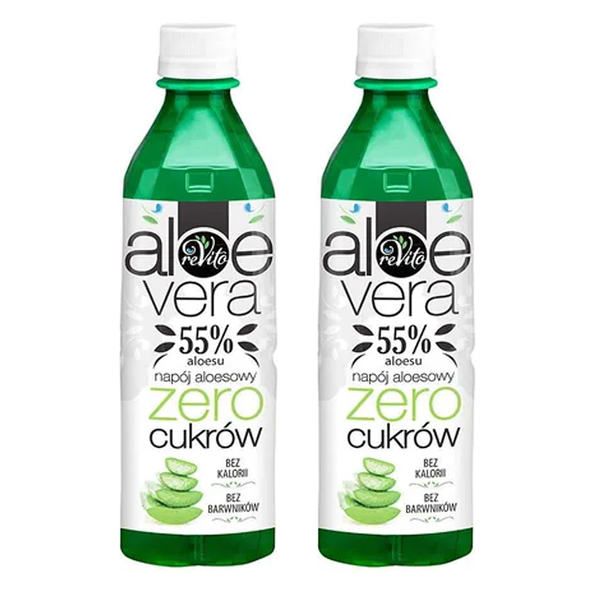 Zestaw 2x Napój aloesowy bez cukru 500 ml - Nabea.pl