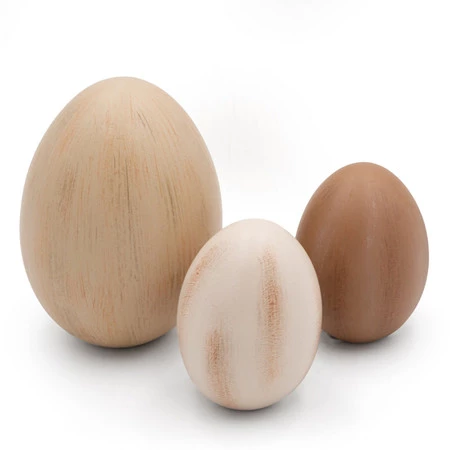 Ozdoba Wielkanocna, Figurka ceramiczna, kolor beżowy, rozmiar 11 x 11 x 14 cm