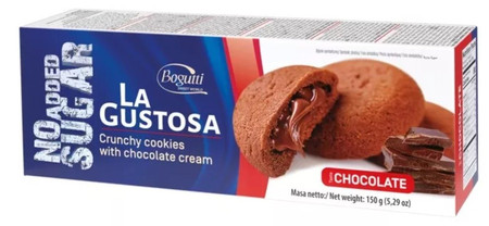 Kruche ciasteczka z kremem czekoladowym B/C 150g