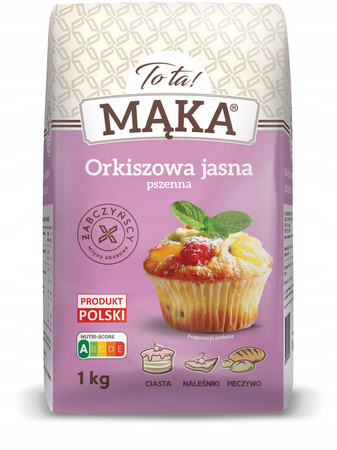 ToTa! Mąka orkiszowa jasna 1 kg