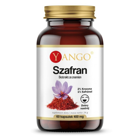  Yango − Szafran, ekstrakt ze znamion − 60 kaps.