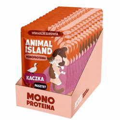 Animal Island Monoproteinowa Kaczka - Karma Mokra dla Kota - 100g x 10