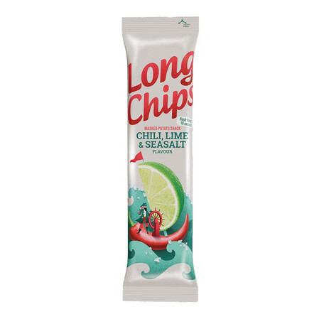 Pernes LTD Chipsy ziemniaczane o smakuchilli, limonki i morskiej soli 75 g