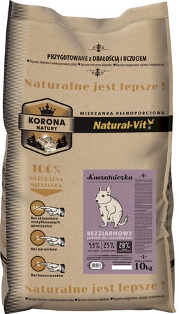 KORONA NATURY Natural-Vit Karma dla Koszatniczek 10kg