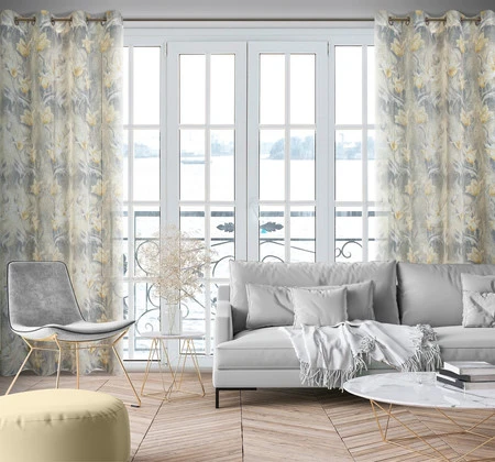 ZASŁONA GOTOWA OLA 140 X 250 CM POPIELATY