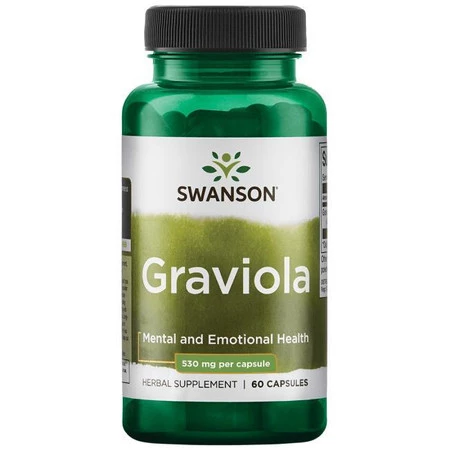 SWANSON Graviola 530mg, 60kaps.