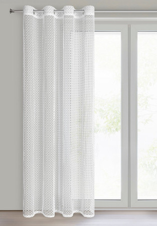 FIRANA GOTOWA MIRELLA 140 X 250 CM BIAŁY