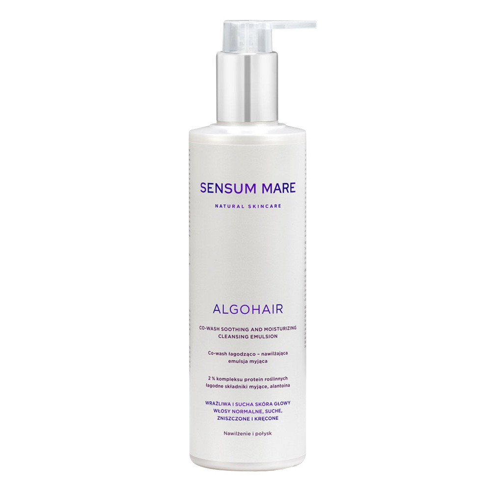 Algohair co-Wash łagodząco-nawilżająca emulsja myjąca dla wrażliwej i suchej skóry głowy 250ml - Nabea.pl