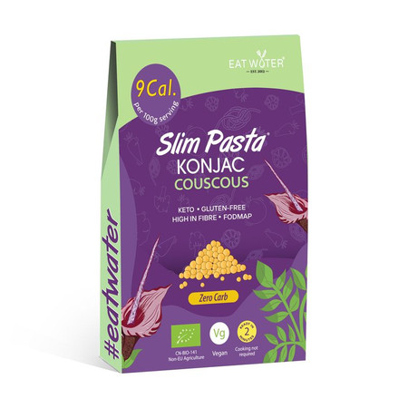 MAKARON (KONJAC) W KSZTAŁCIE KUSKUSU BEZGLUTENOWY BIO 270 g (200 g) - SLIM