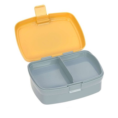 Lassig Zestaw śniadaniowy na lunch Lunchbox + Tritanowa butelka - bidon 460 ml About Friends Lew
