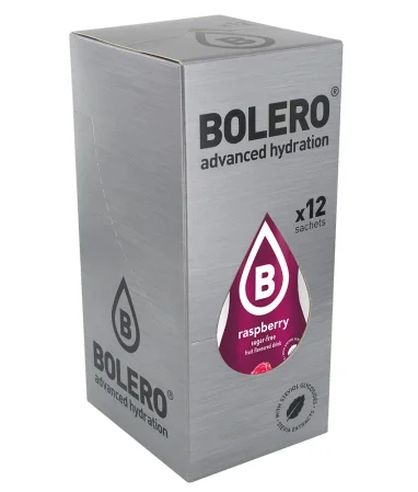 Zestaw Bolero Raspberry (Malinowy) 12 szt. x 9 g napój w proszku bez cukru