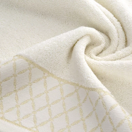 Ręcznik Layla (02), 50 x 90 cm, Kremowy