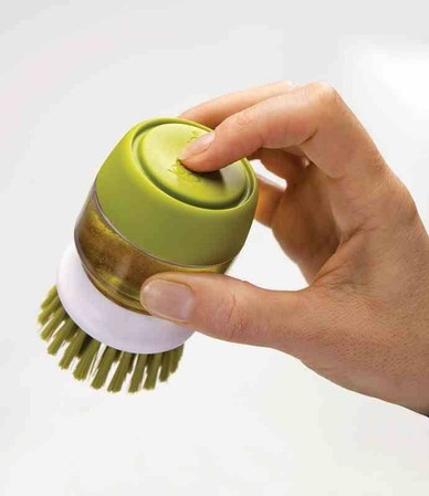 JJ - Szczotka do mycia naczyń z pompką Palm Scrub™