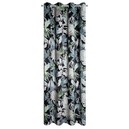ZASŁONA GOTOWA SALLY 140 X 270 CM CZARNY
