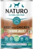 NATURO Adult Dog GF Wołowina Kurczak w galaretce 390g