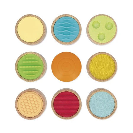 Janod Gra pamięciowa memory sensoryczne dotykowe Koło Sensoriel 2+