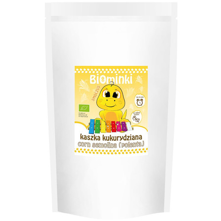 KASZKA KUKURYDZIANA BEZ DODATKU CUKRÓW BIO 500 g - BIOMINKI