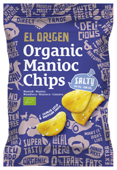 CHIPSY Z MANIOKU SOLONE BIO 60 g - EL ORIGEN KRÓTKA DATA 2026-10-24