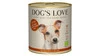 Zestaw 10x DOG'S LOVE BIO RIND - ekologiczna wołowina z ryżem, cukinią i jabłkiem (800g)