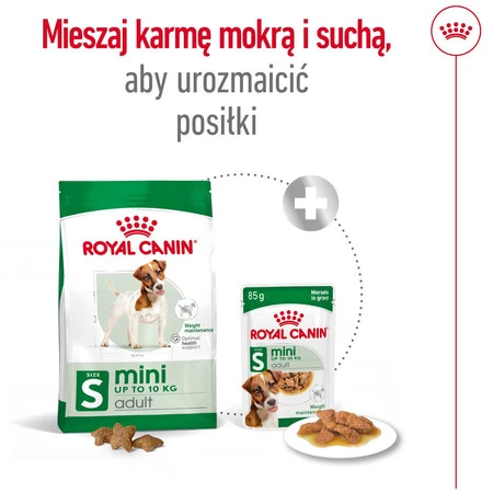 ROYAL CANIN Mini Adult S 2kg + 3 Saszetki 85g GRATIS !!