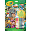 Crayola Kolorowanka dla dzieci z łamigłówkami i flamastrami Psi Patrol 3+