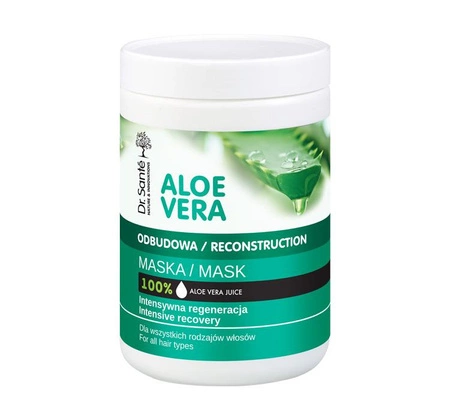 Dr. Santé Aloe Vera maska aloesowa z keratyną, ceramidami dla wszystkich rodzajów włosów 1000ml