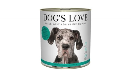 DOG'S LOVE Ente - kaczka z topinamburem i marchewką (800g)