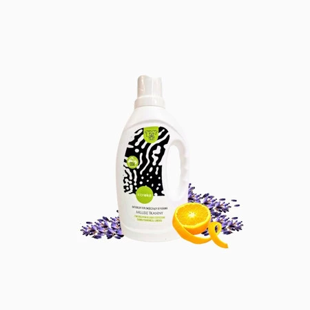 PŁYN DO ZMIĘKCZANIA TKANIN SŁODKA POMARAŃCZA - LAWENDA 1 L (33 PRANIA) - KLAREKO
