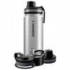 Wessper Butelka termiczna termos THERMOSTEEL srebrna 500ml 