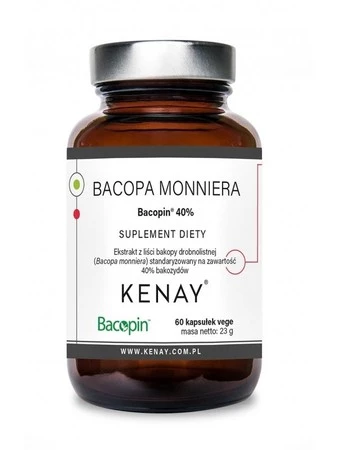 KENAY Bacopa Monniera Bacopin 40% (60 kaps.)