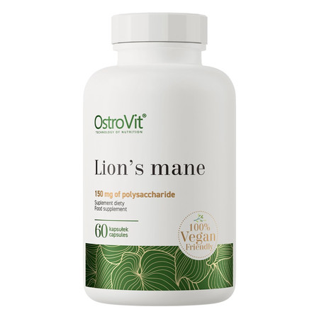 OSTROVIT Soplówka Jeżowata 500 mg VEGE (60 kaps.)