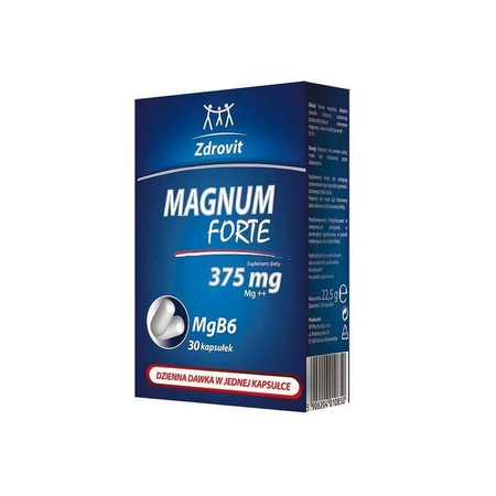 Zdrovit Magnum Forte 375 mg 30 kapsułek
