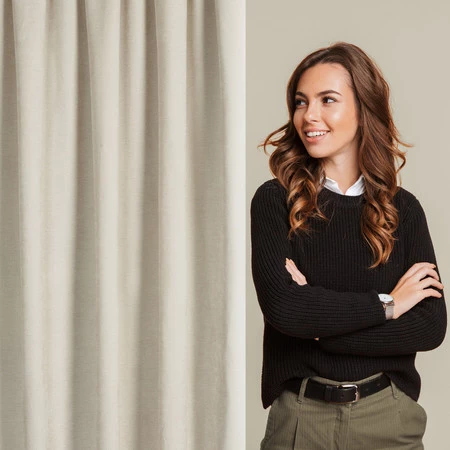 Zasłona ZAS/VANI/J.BEŻ 140X270 T