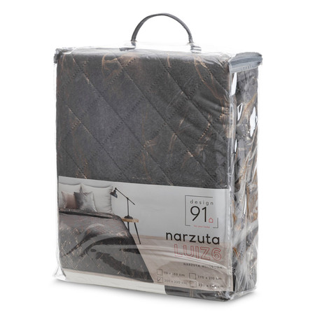NARZUTA D91 LUIZ 6 200 X 220 CM STALOWY