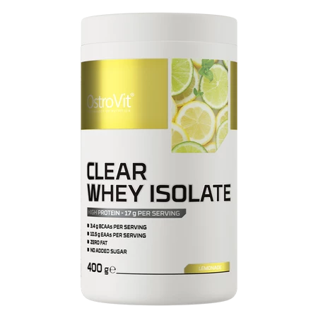 OstroVit Clear Whey Isolate Izolat białka 400 g smak lemoniady