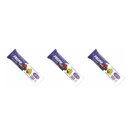 Zestaw: 3x Celiko − Baton Frupp KIDS jabłko-jagoda − 9 g