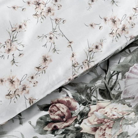 Komplet pościeli satynowej Nika 53, 220 x 200 cm, Biały