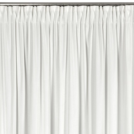 ZASŁONA GOTOWA CARLI NA TAŚMIE 140 X 270 CM BIAŁY