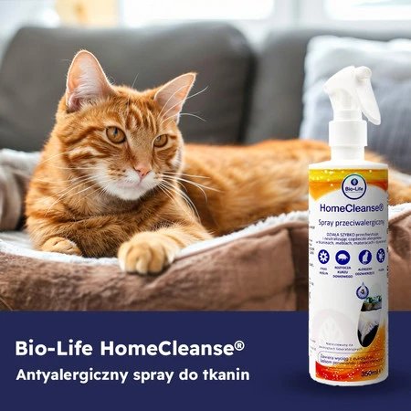 Bio-Life HomeCleanse, Antyalergiczny spray do obić i tkanin, 350 ml